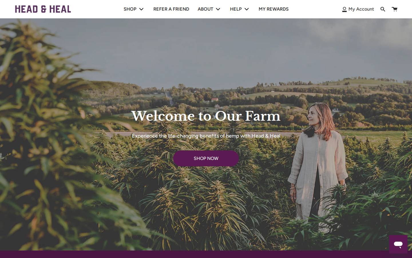 headandheal.com homepage screenshot
