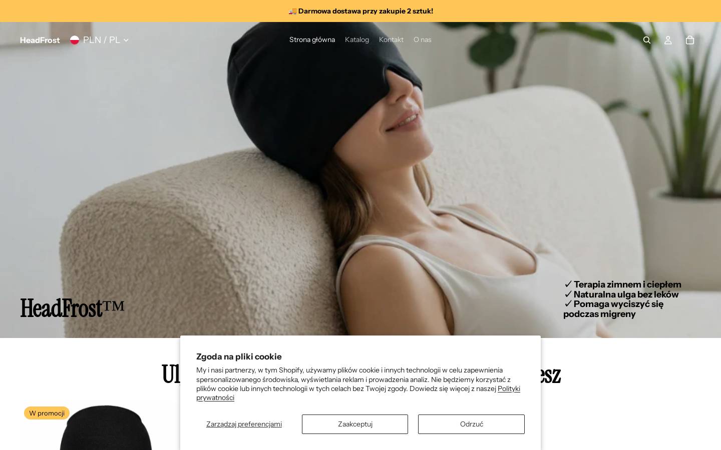 headfrost.pl homepage screenshot