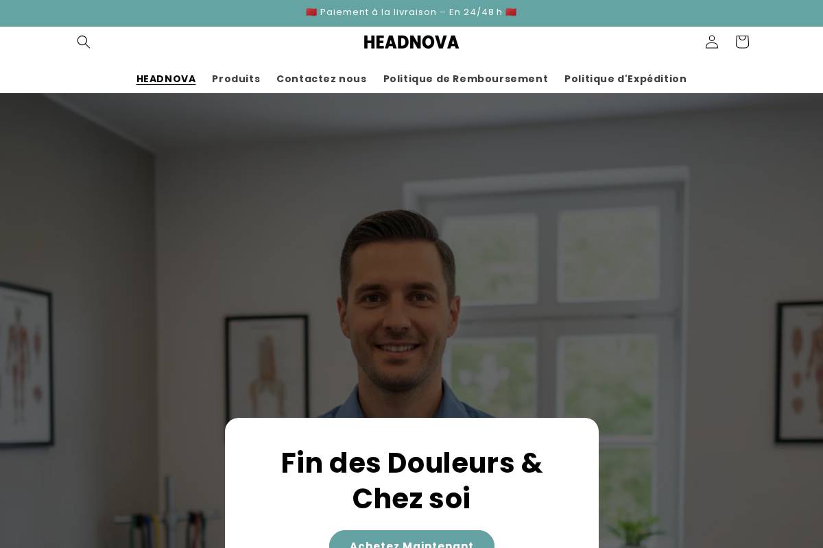 headnova.com homepage screenshot