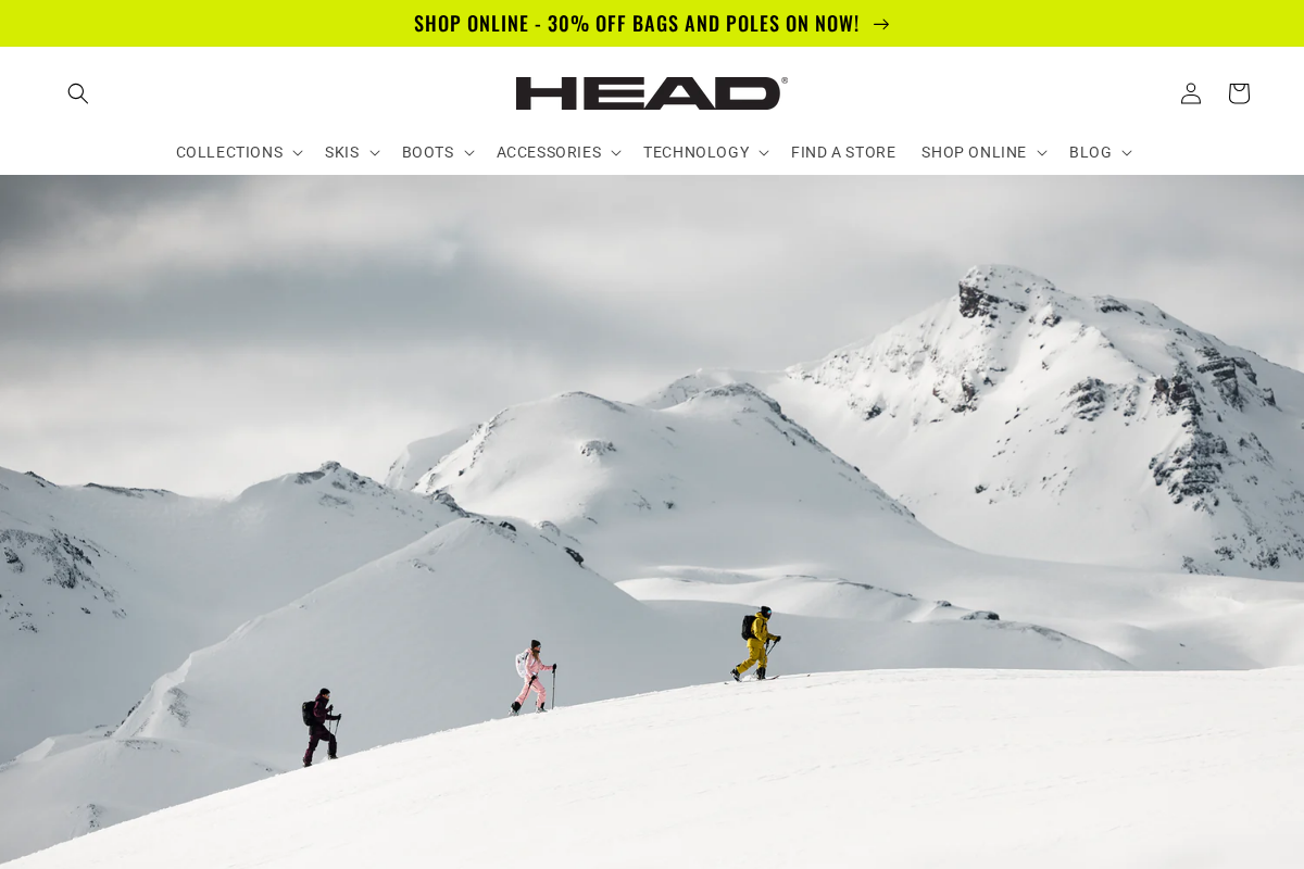 headsnow.co.nz homepage screenshot