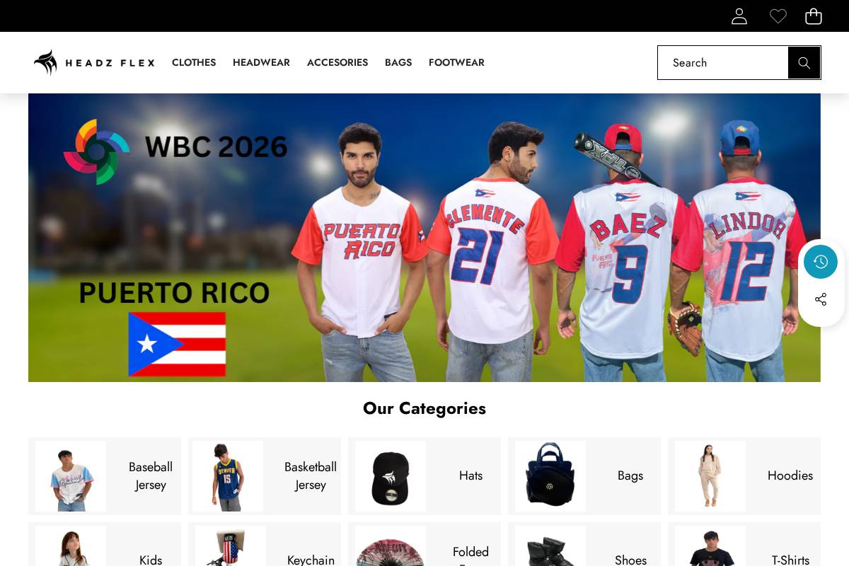 headzflex.com homepage screenshot