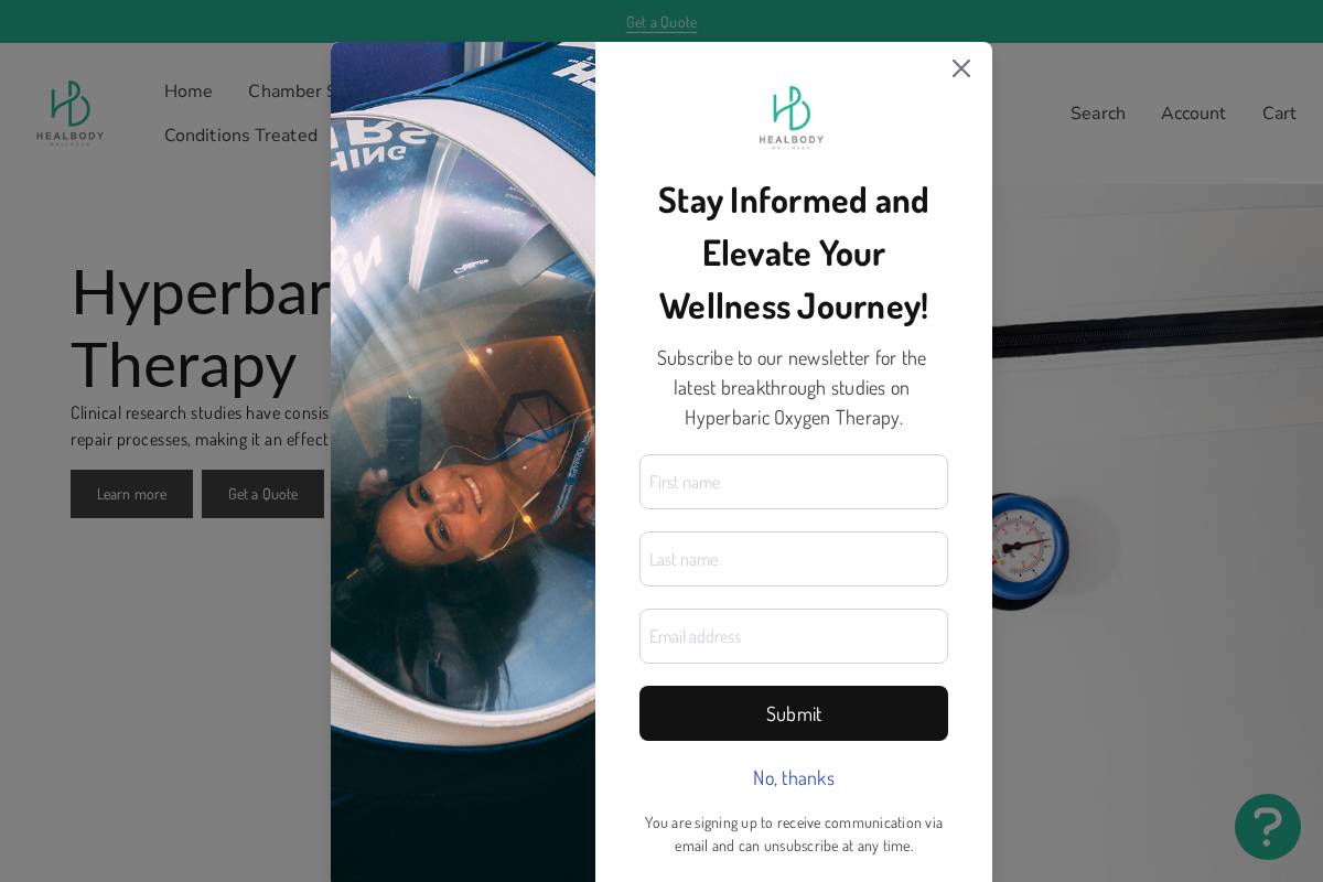 healbodywellness.com homepage screenshot