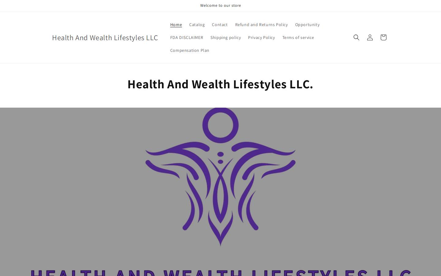 healthandwealthlifestyles.com homepage screenshot