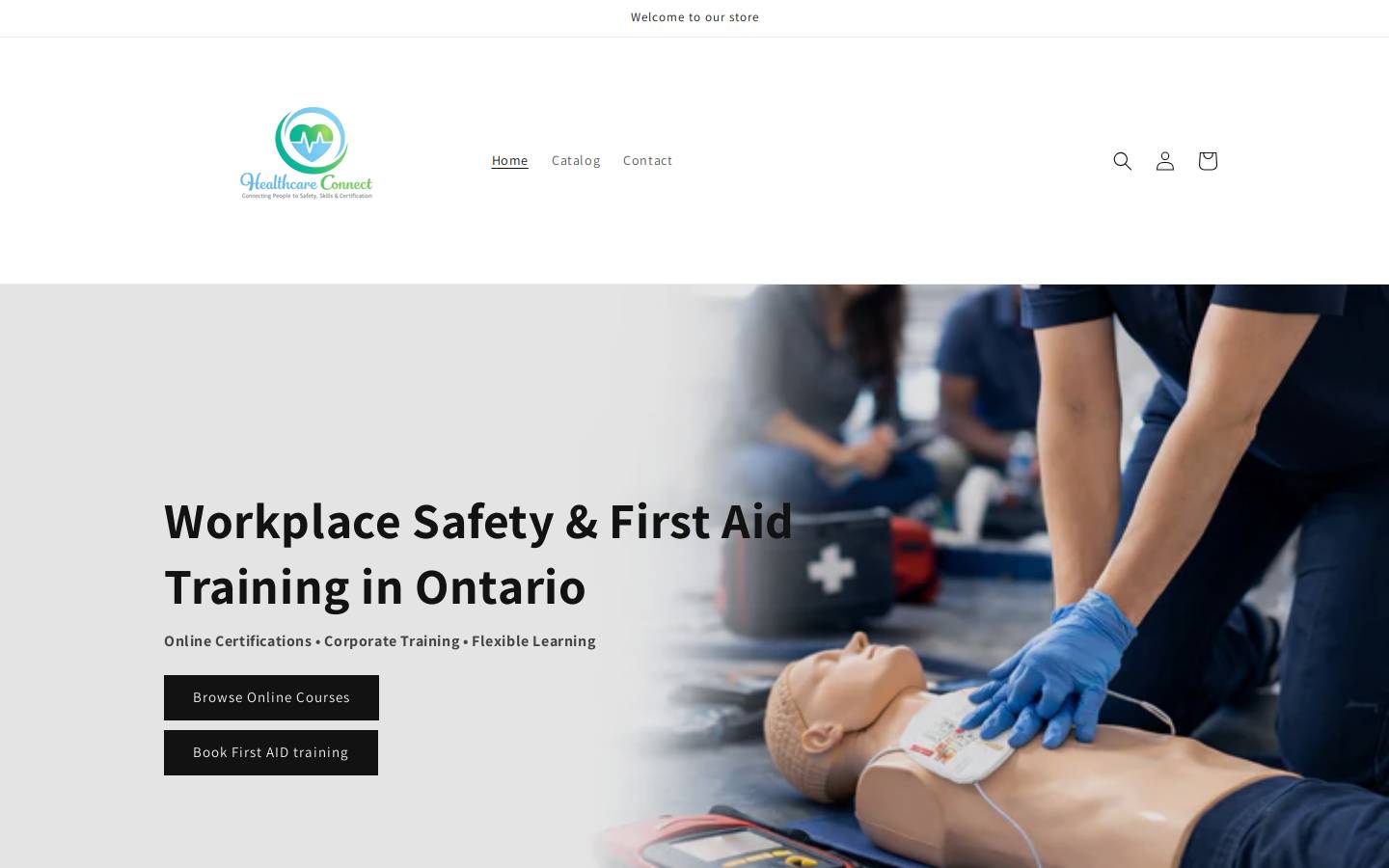 healthcareconnect.life homepage screenshot