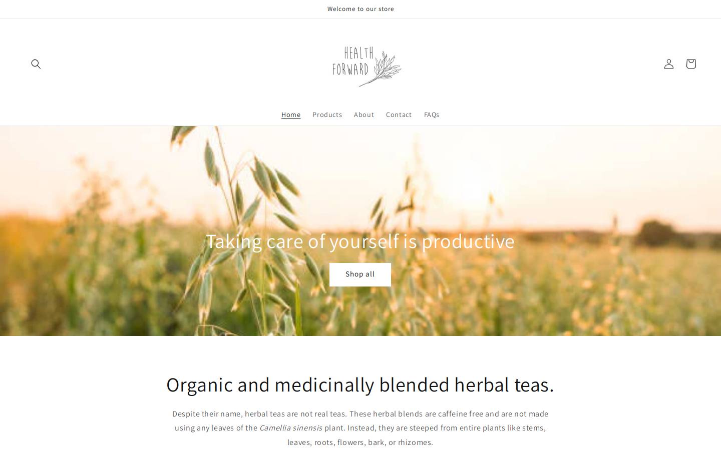 healthforward.com.au homepage screenshot