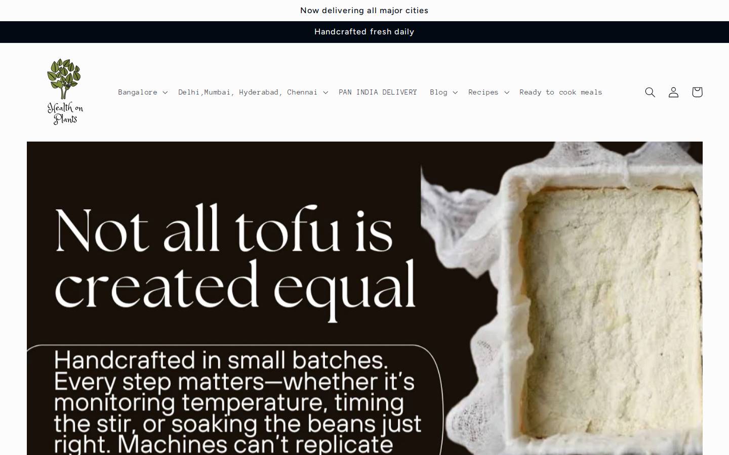 healthonplants.com homepage screenshot
