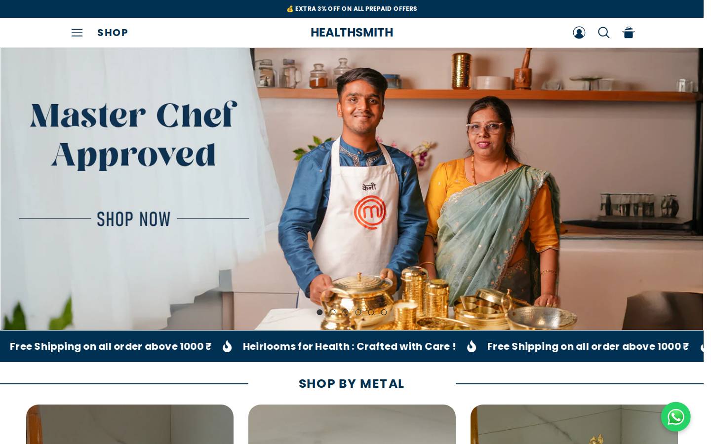 healthsmith.co homepage screenshot