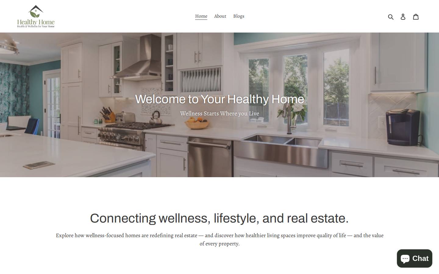 healthy-home.us homepage screenshot