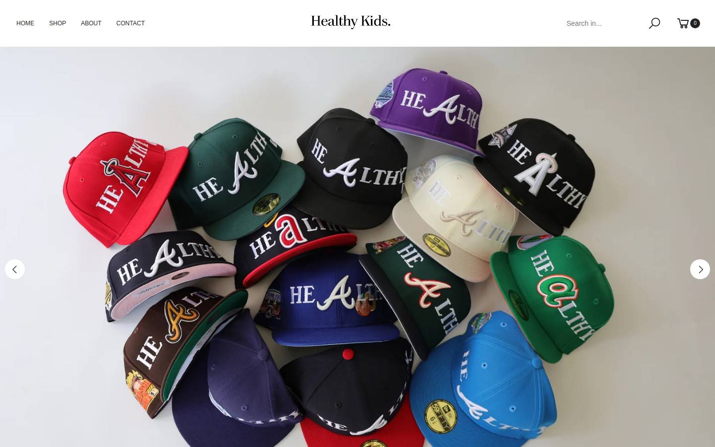 healthykids.market homepage screenshot