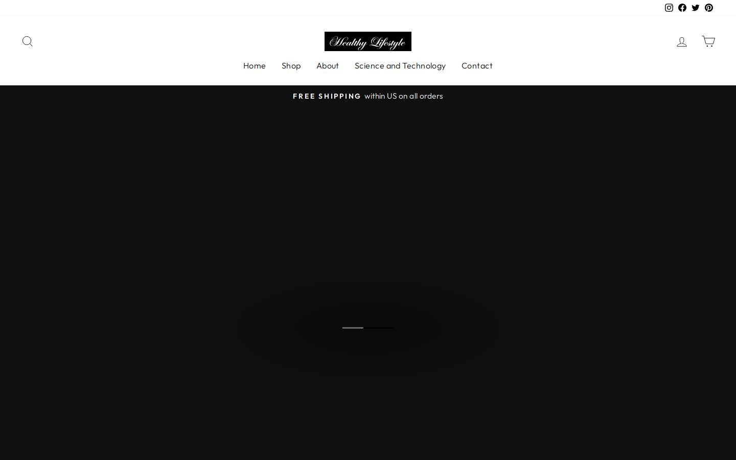 healthylifestyle.live homepage screenshot