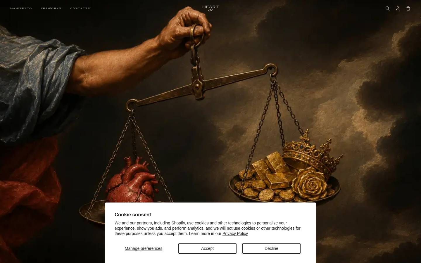 heart717.com homepage screenshot