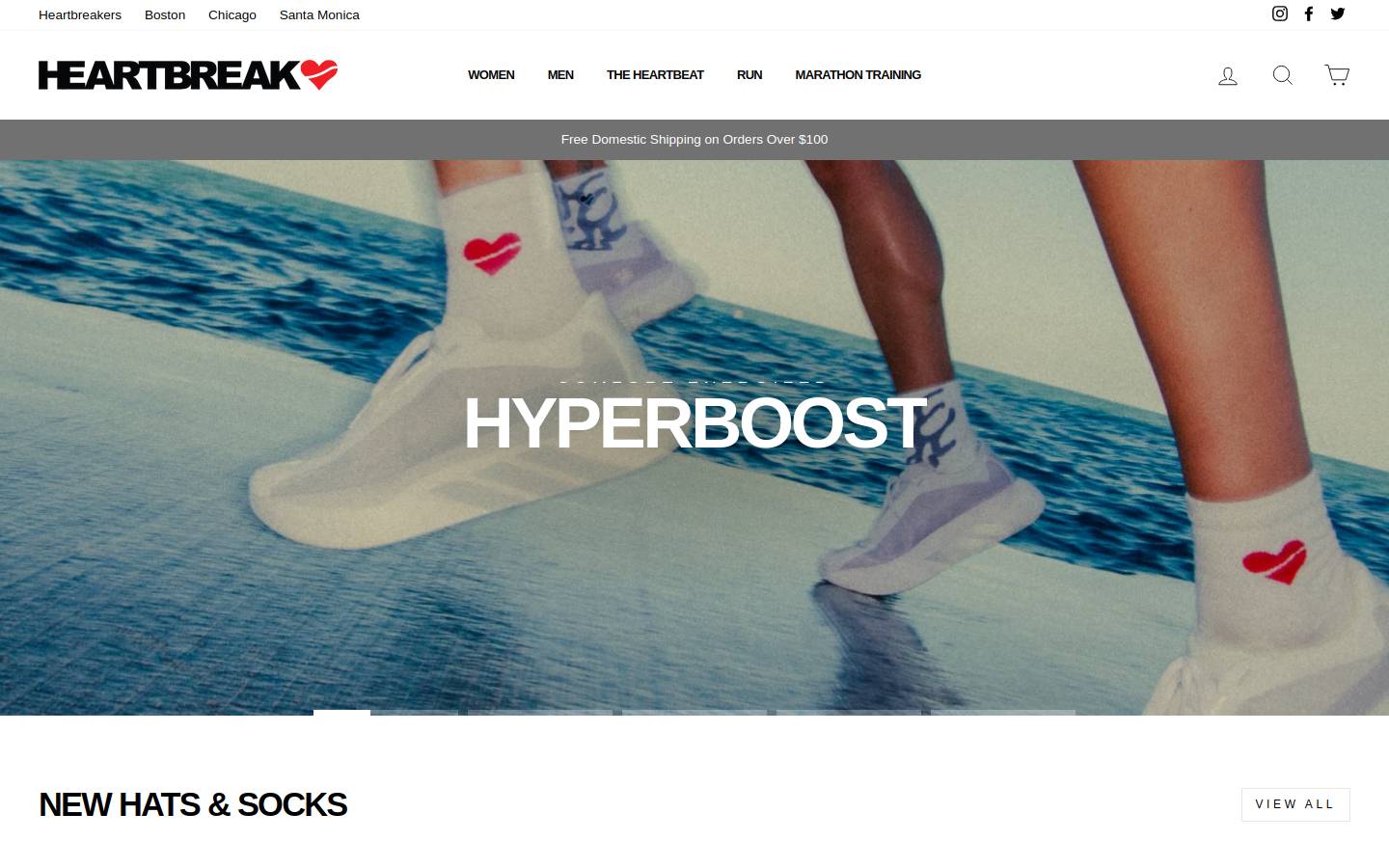 heartbreak.run homepage screenshot