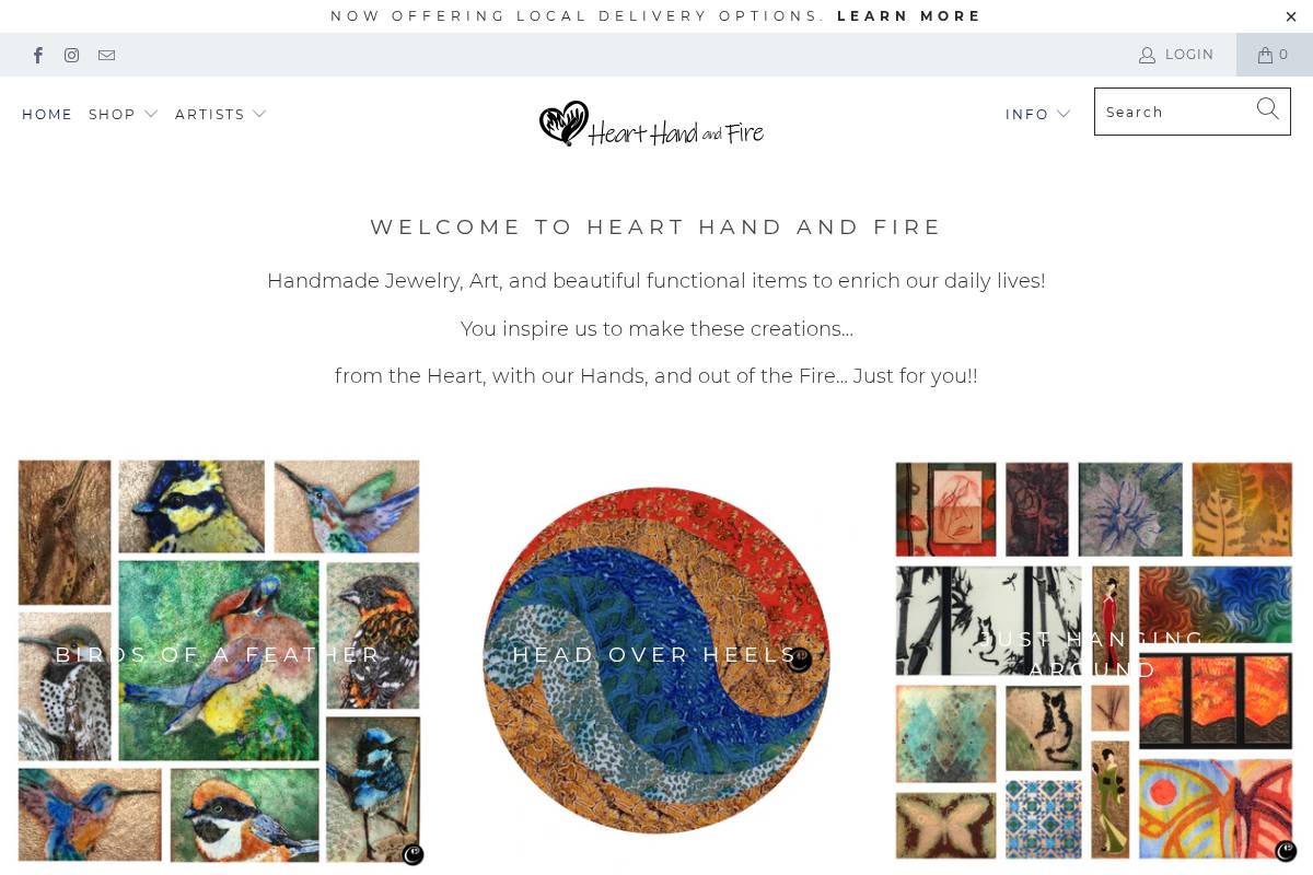 hearthandandfire.com homepage screenshot