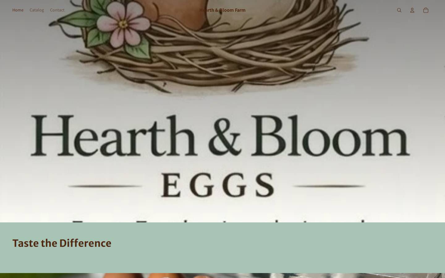 hearthandbloomfarm.com homepage screenshot