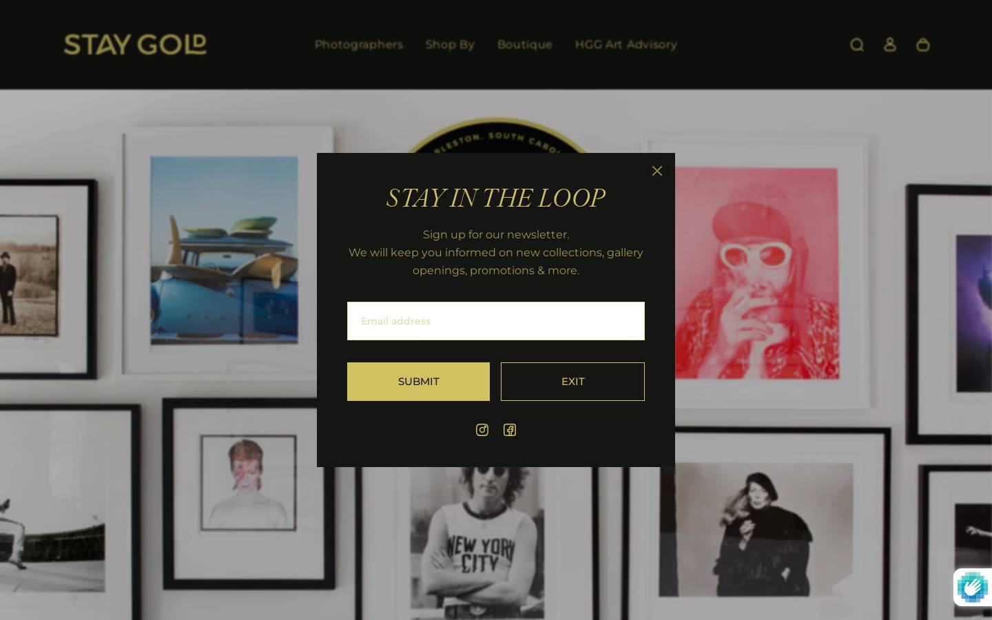 heartofgoldfineart.com homepage screenshot