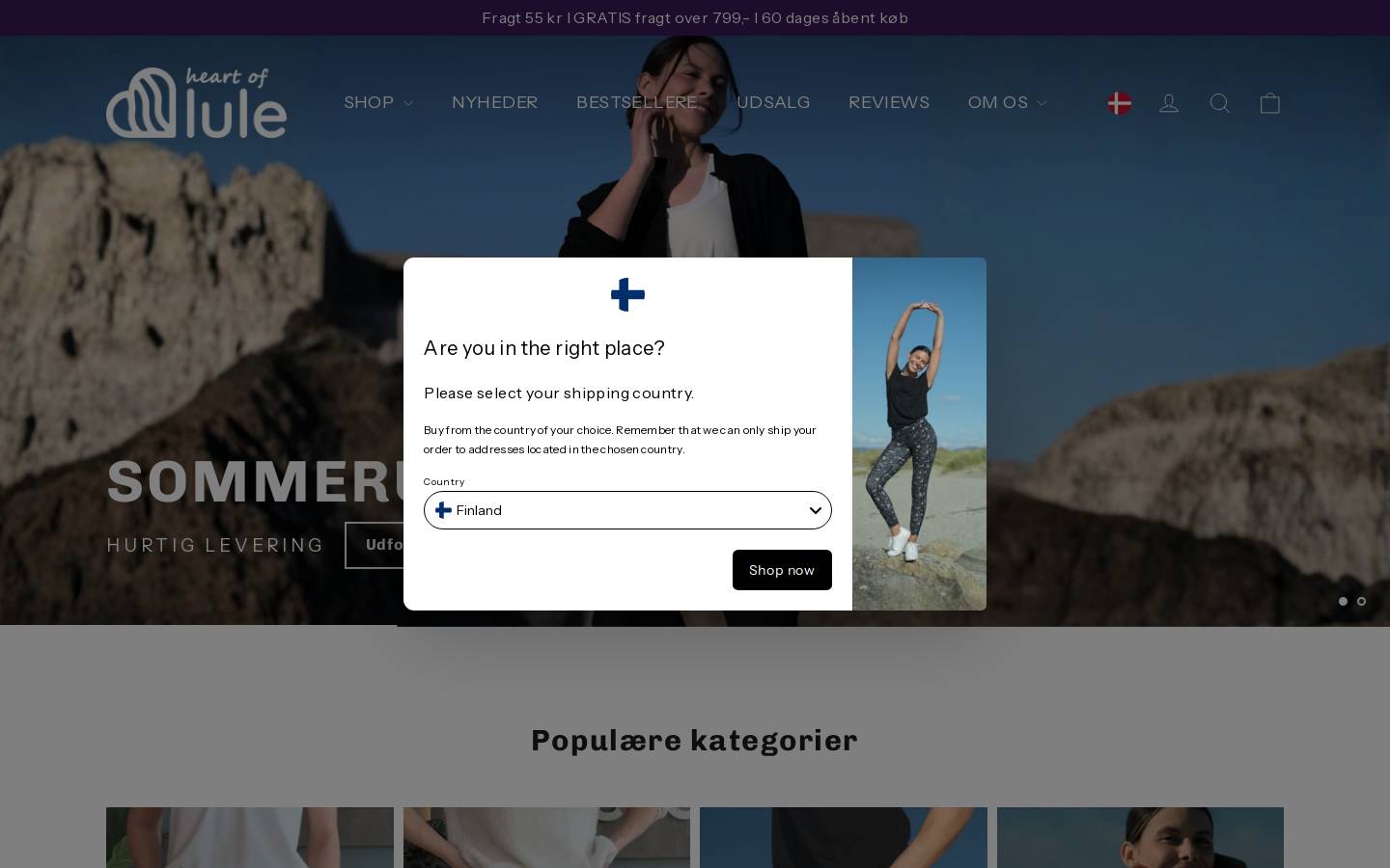 Heart of Lule homepage screenshot