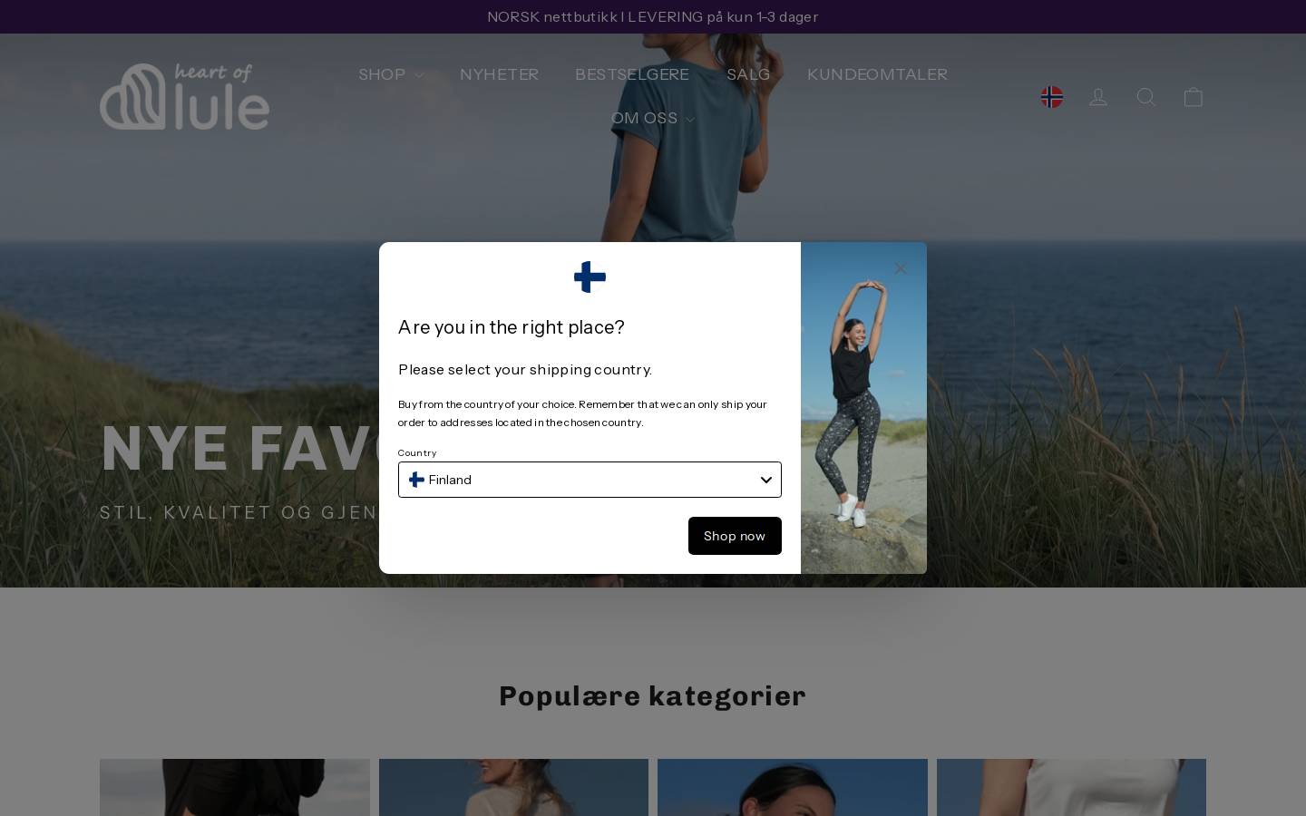 Heart of Lule homepage screenshot