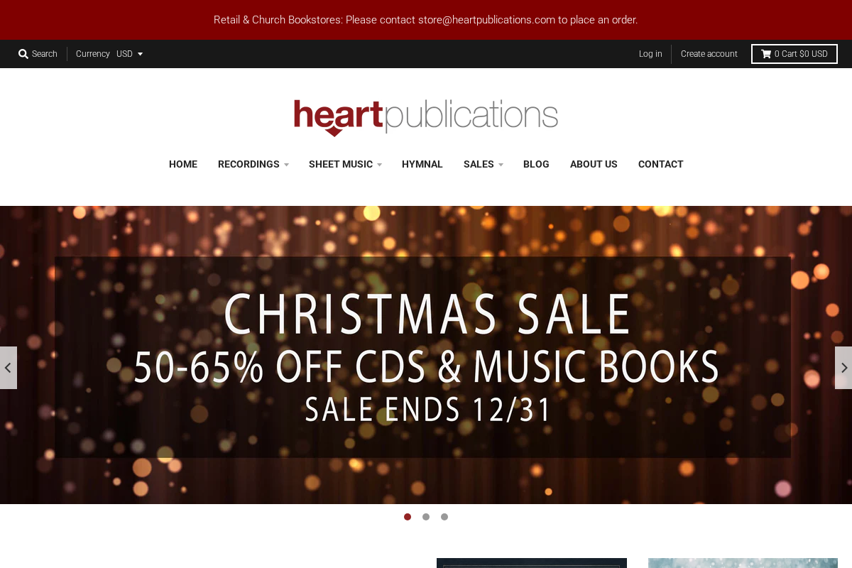 heartpublications.com homepage screenshot