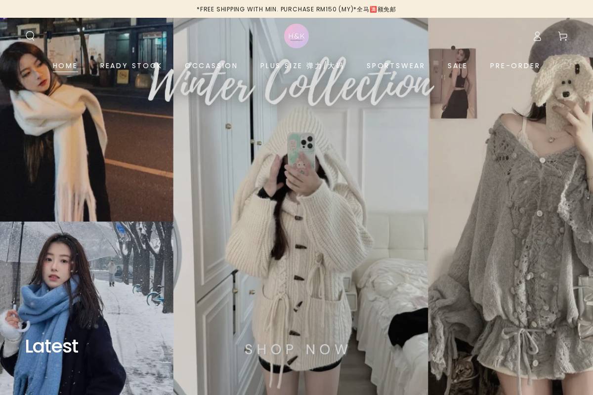 heartsandkisses.co homepage screenshot