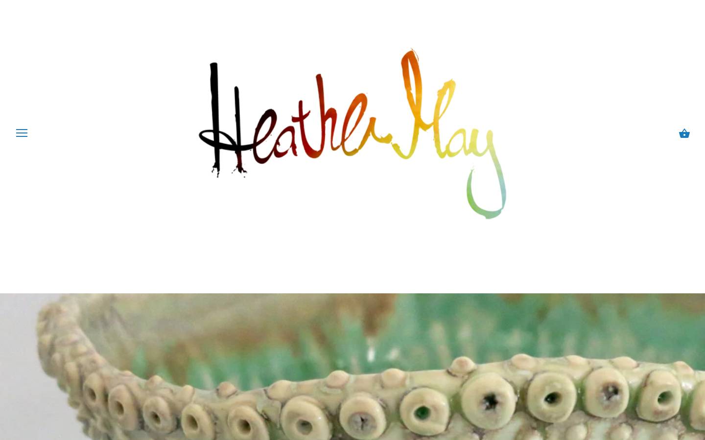 heathermayceramics.com homepage screenshot