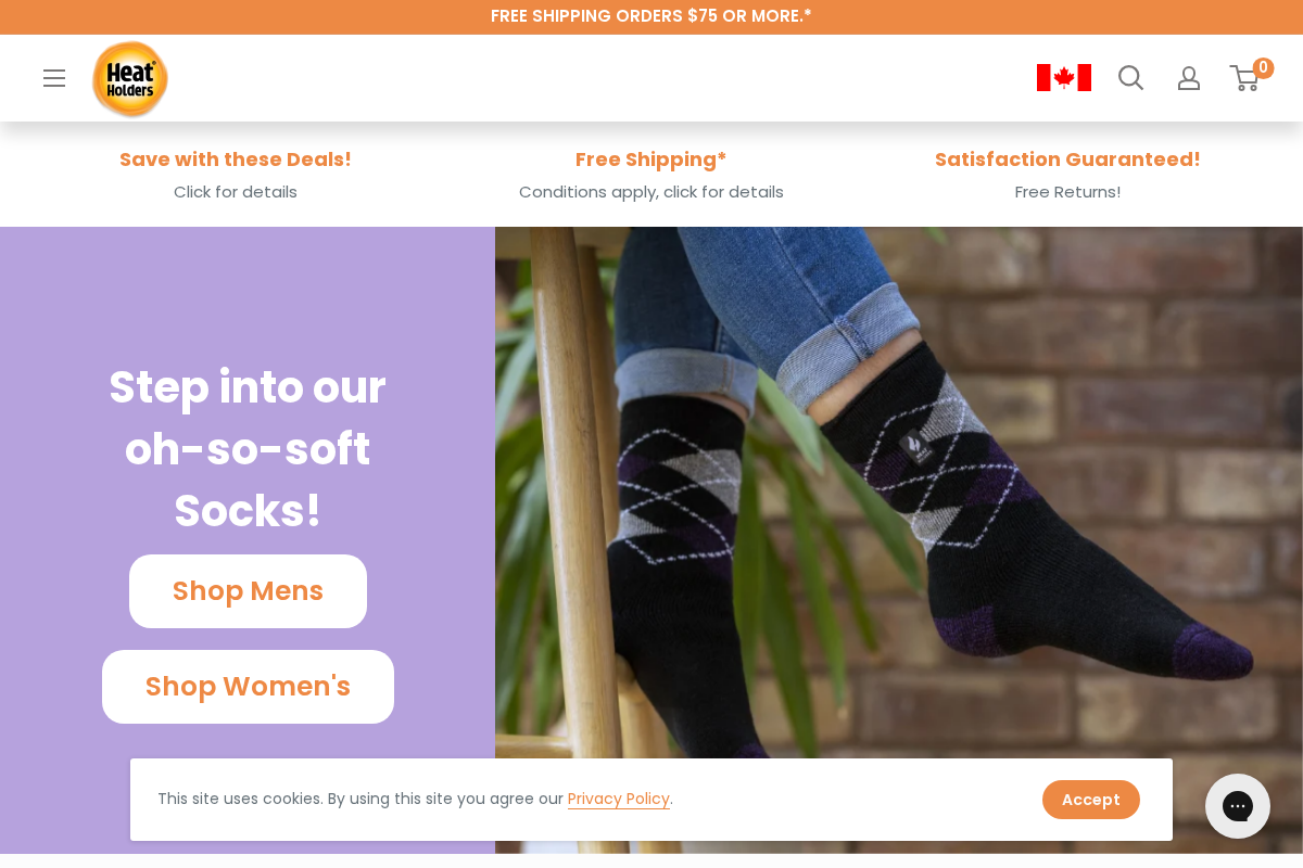 heatholders.ca homepage screenshot