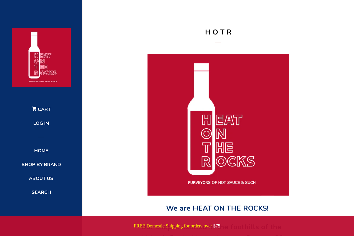 heatontherocks.com homepage screenshot