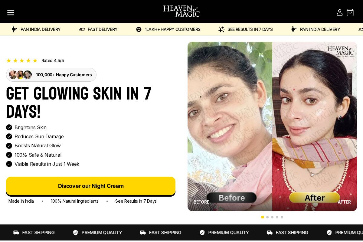 heavenmagic.com homepage screenshot