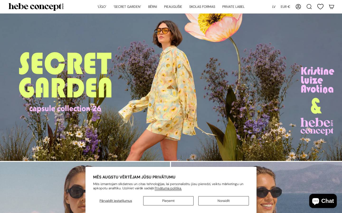hebeconcept.com homepage screenshot