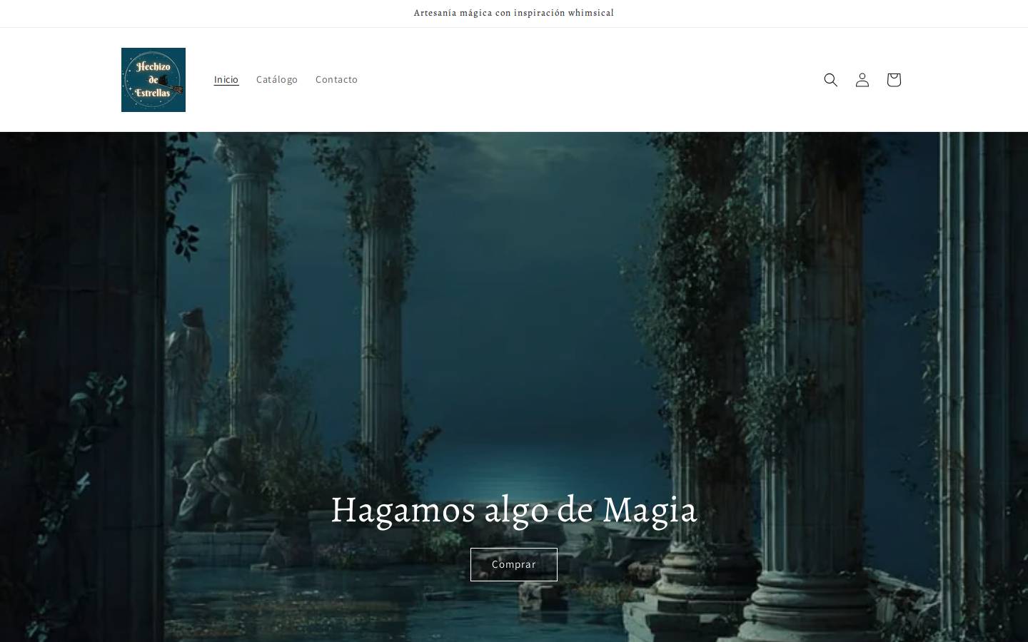 hechizoestrellas.es homepage screenshot