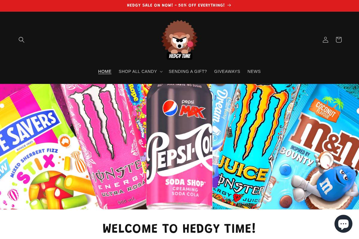 hedgytime.com homepage screenshot