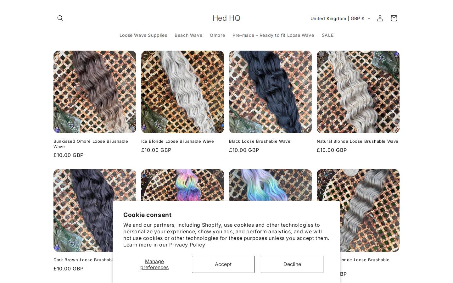 hedhq.com homepage screenshot