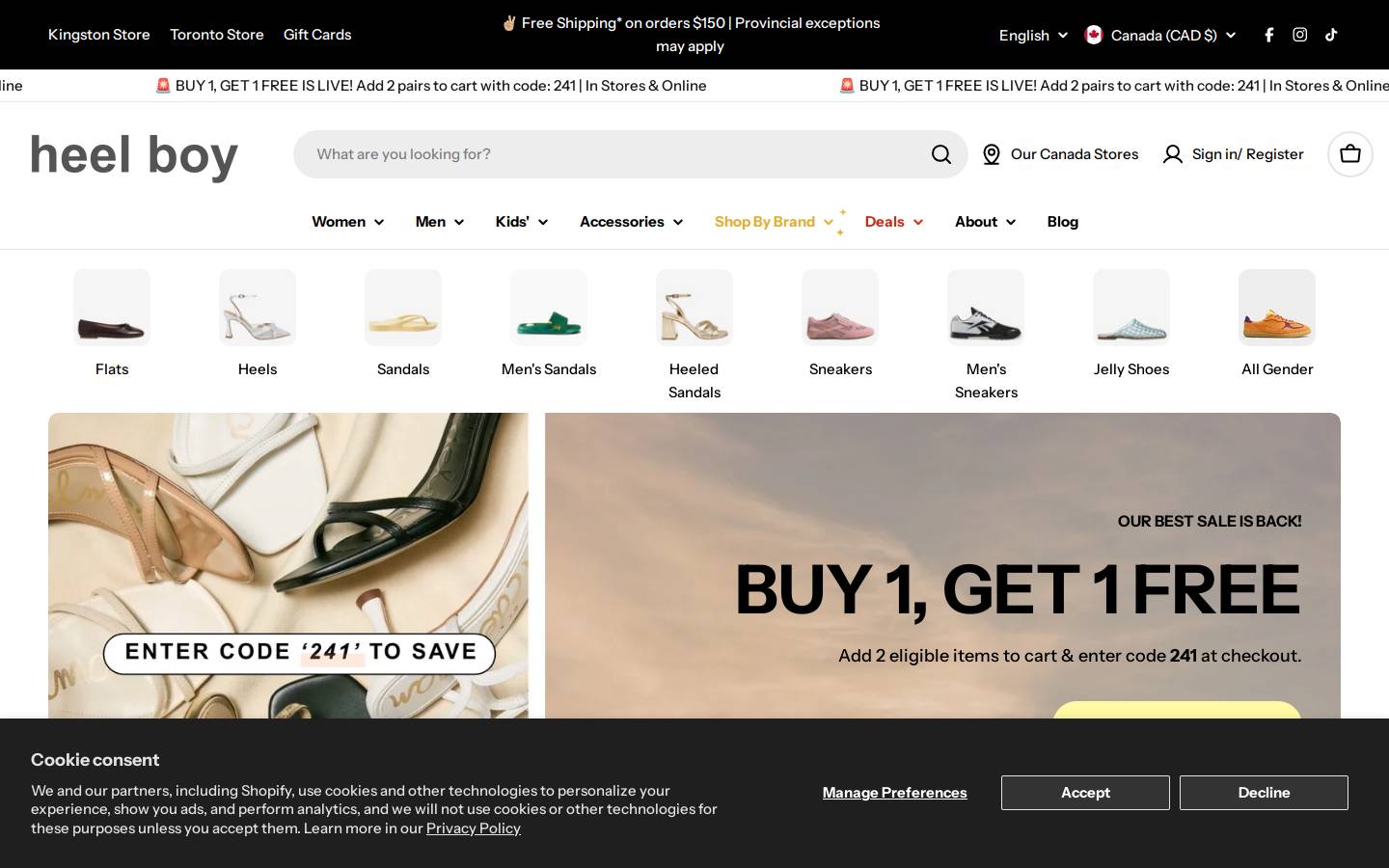 heelboy.com homepage screenshot
