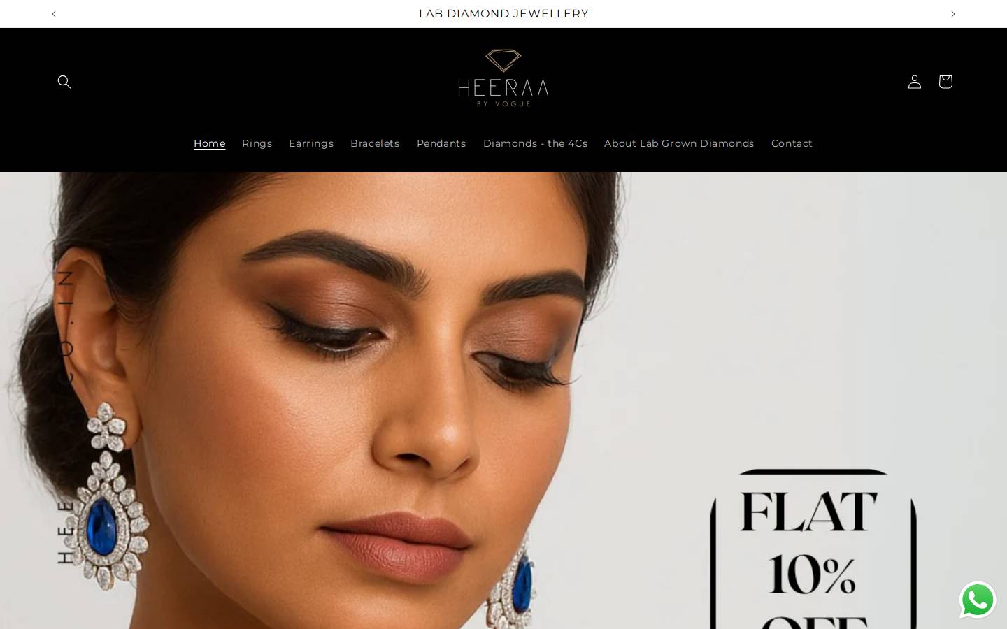 heeraa.co.in homepage screenshot