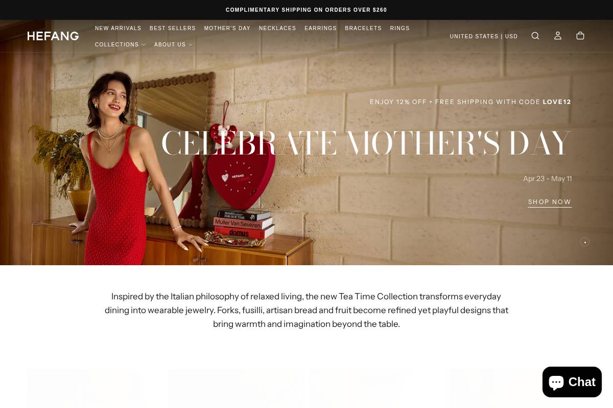 Hefang homepage screenshot