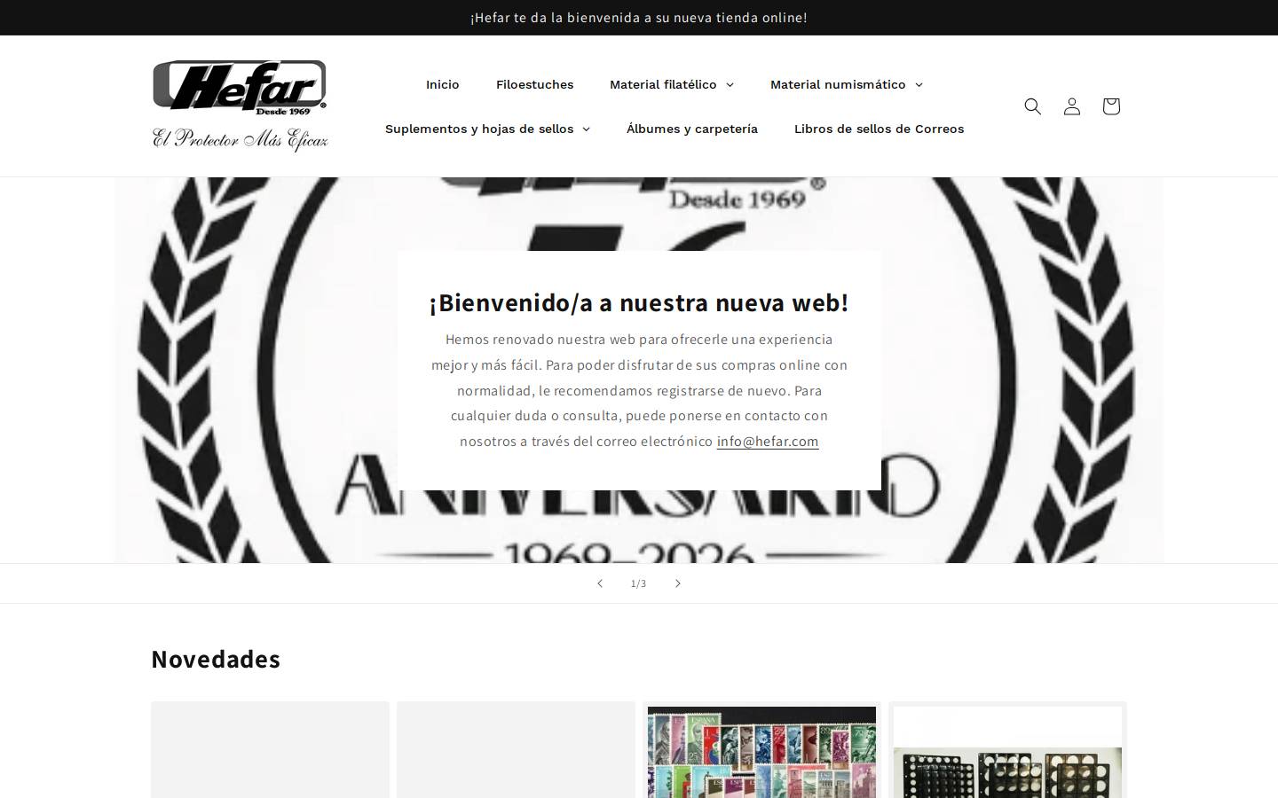 hefar.es homepage screenshot