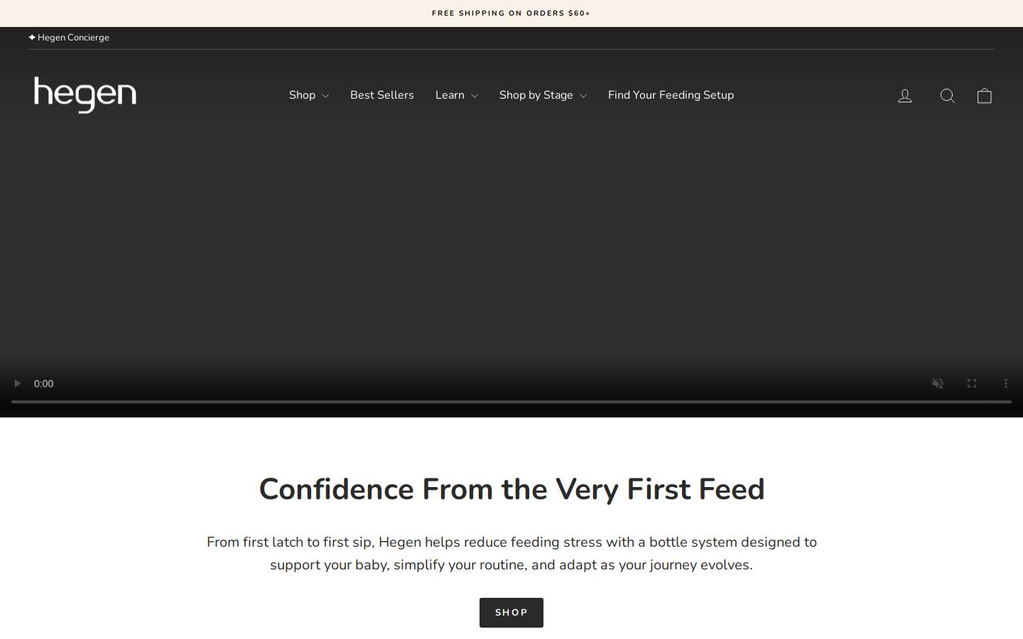 hegen.us homepage screenshot