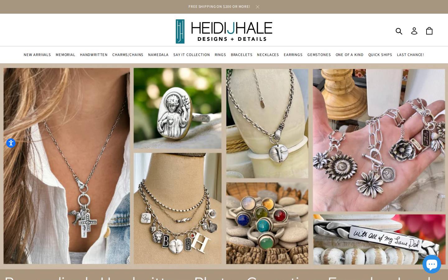 Heidi J. Hale Designs homepage screenshot