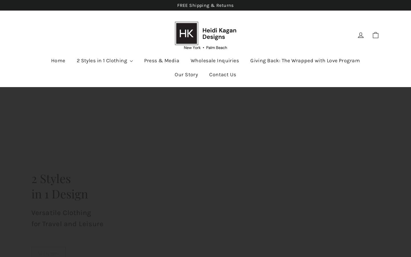 heidikagan.com homepage screenshot