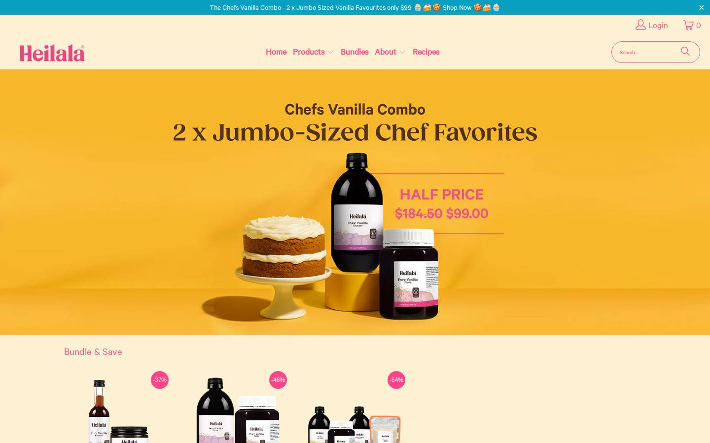 heilalavanilla.eu homepage screenshot