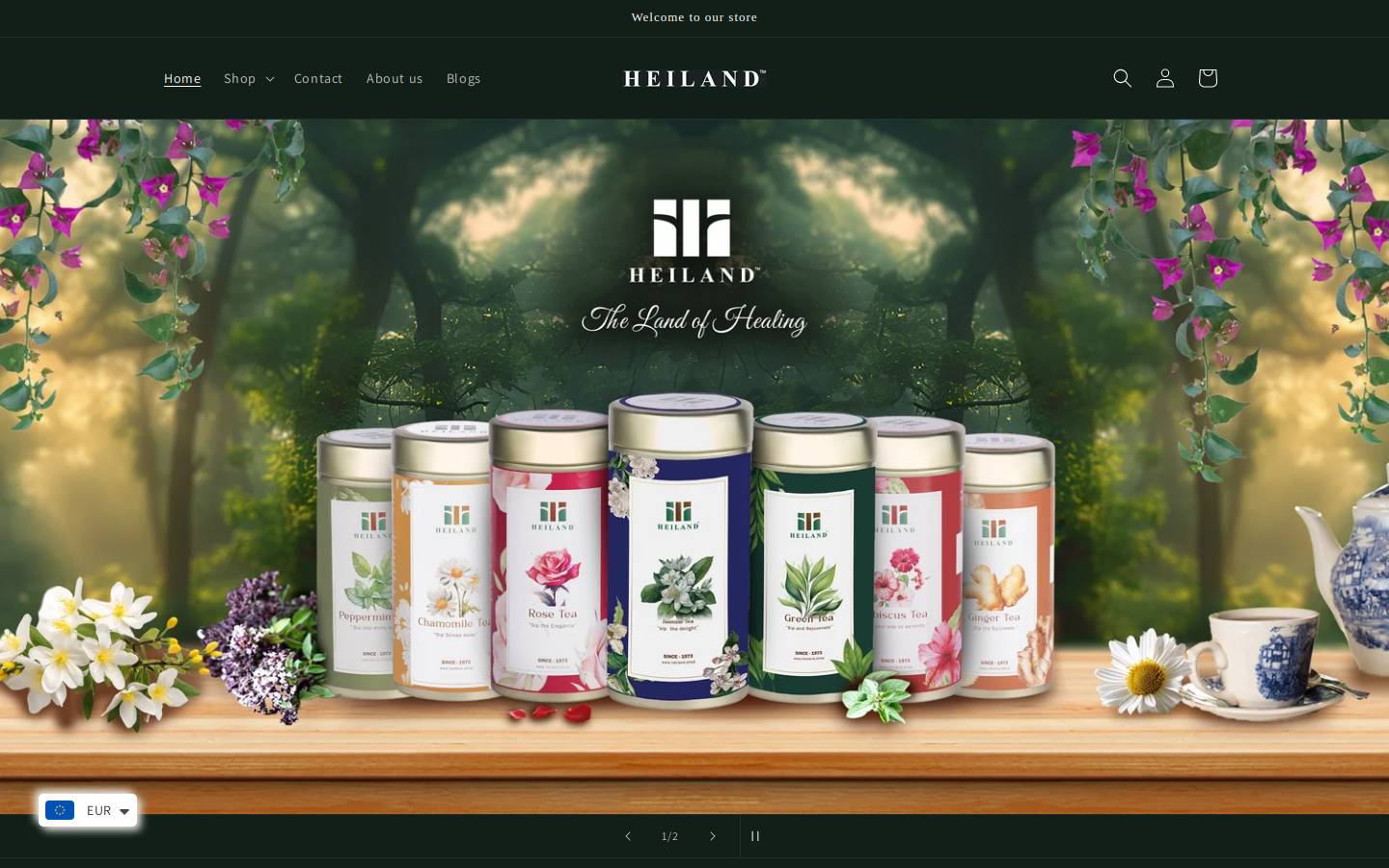 heilandcares.com homepage screenshot