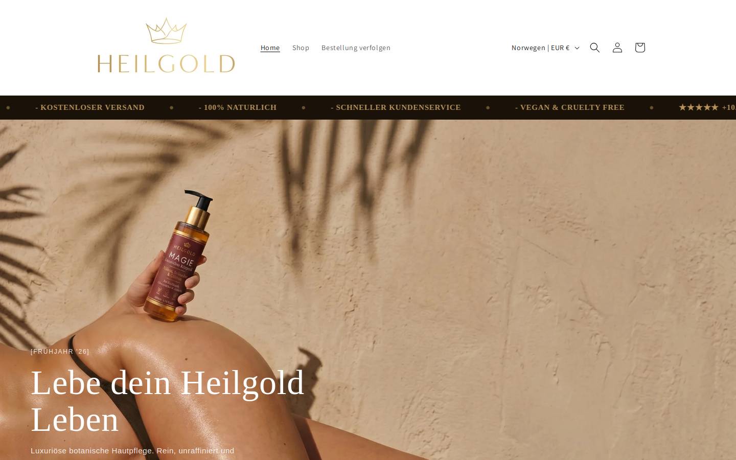 heilgold.de homepage screenshot