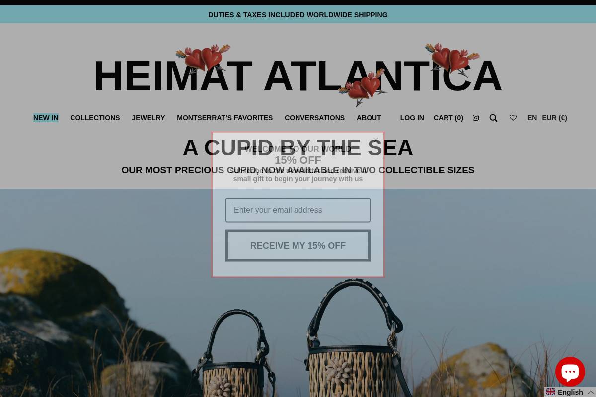 heimat-atlantica.com homepage screenshot