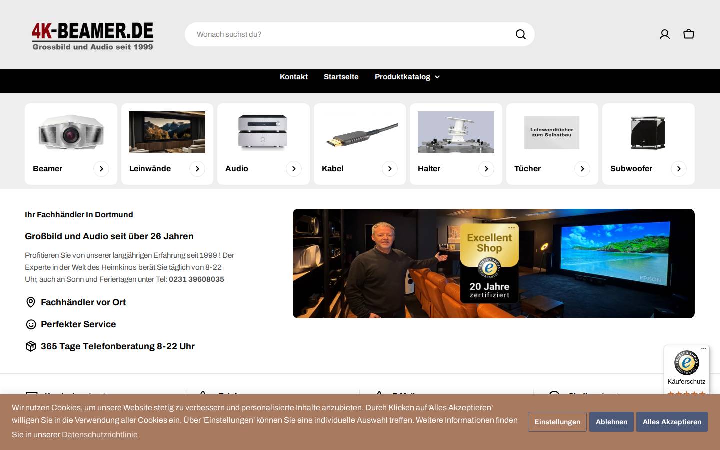 heimkino-aktuell.de homepage screenshot