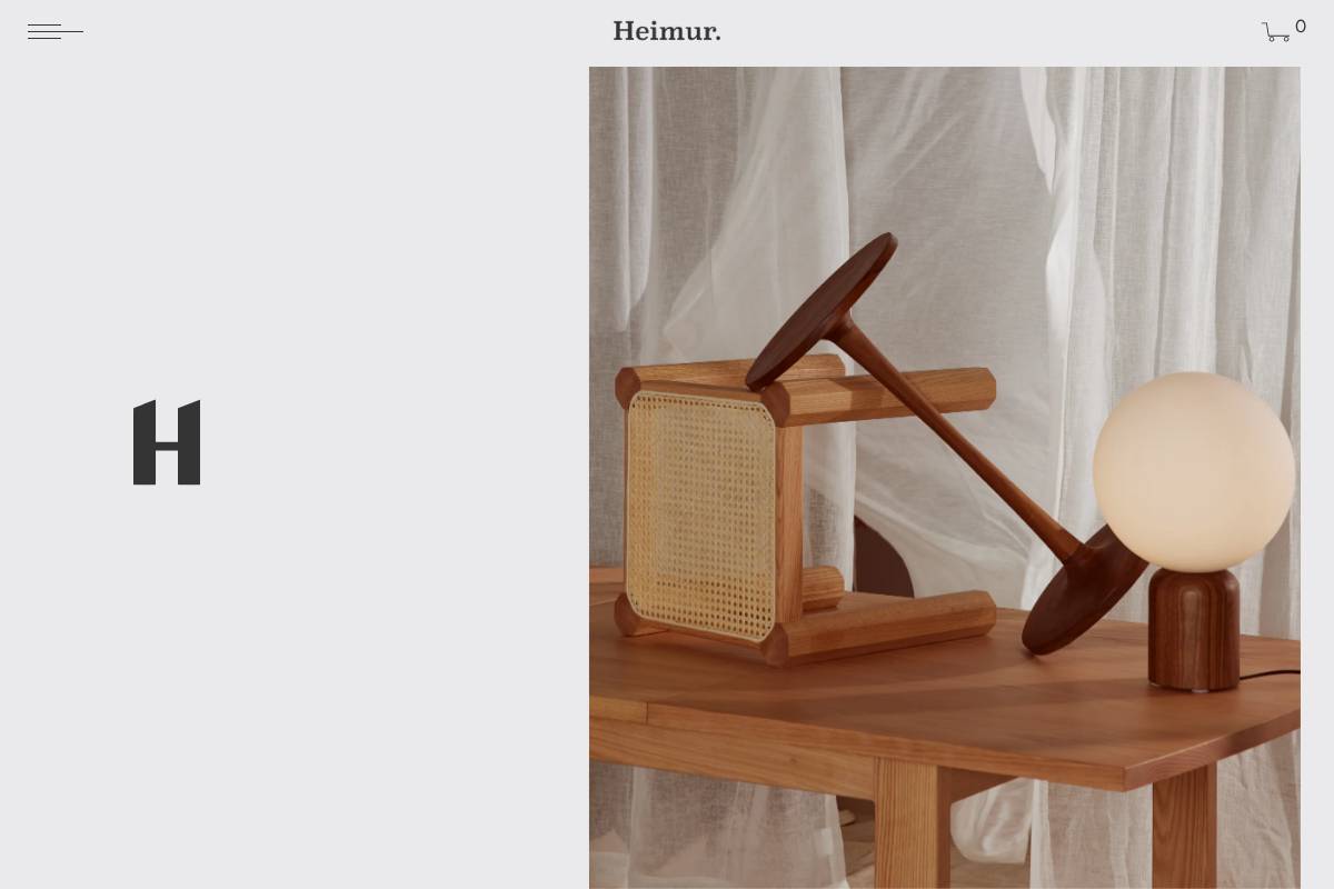 heimur.com.au homepage screenshot