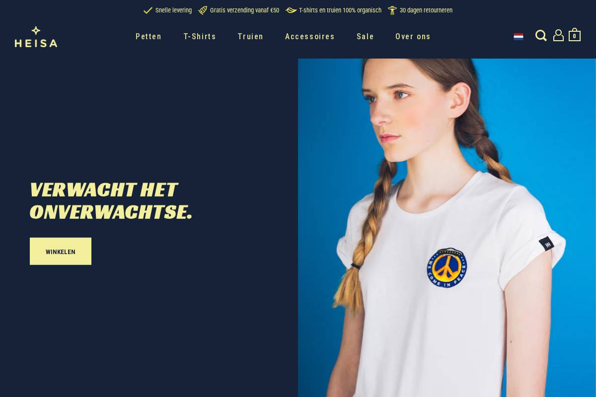 heisa.eu homepage screenshot