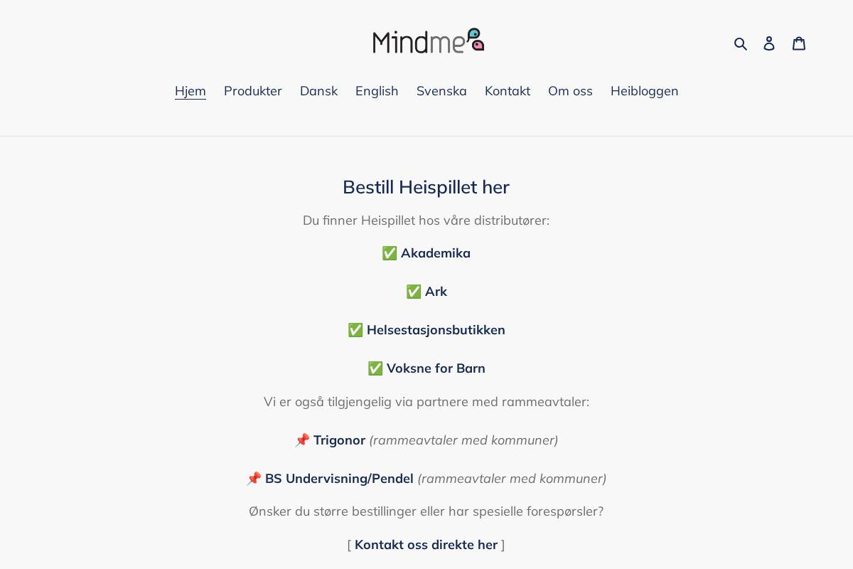 heispillet.com homepage screenshot
