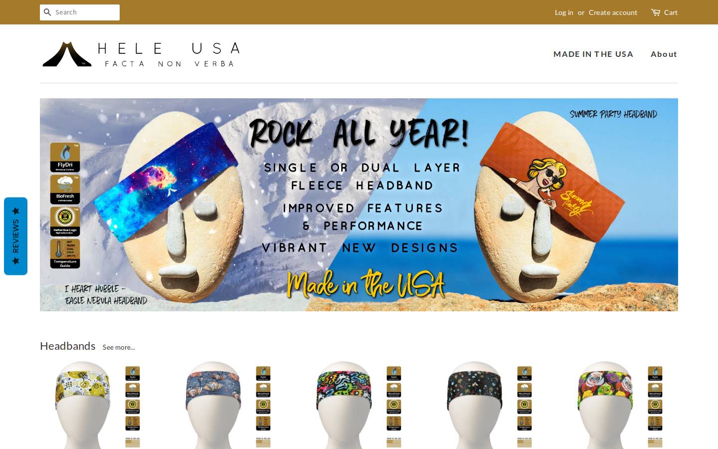 hele-usa.com homepage screenshot