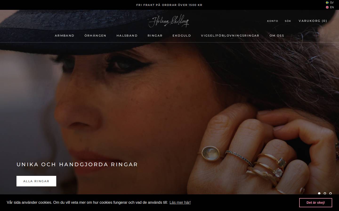 helenaskolling.se homepage screenshot