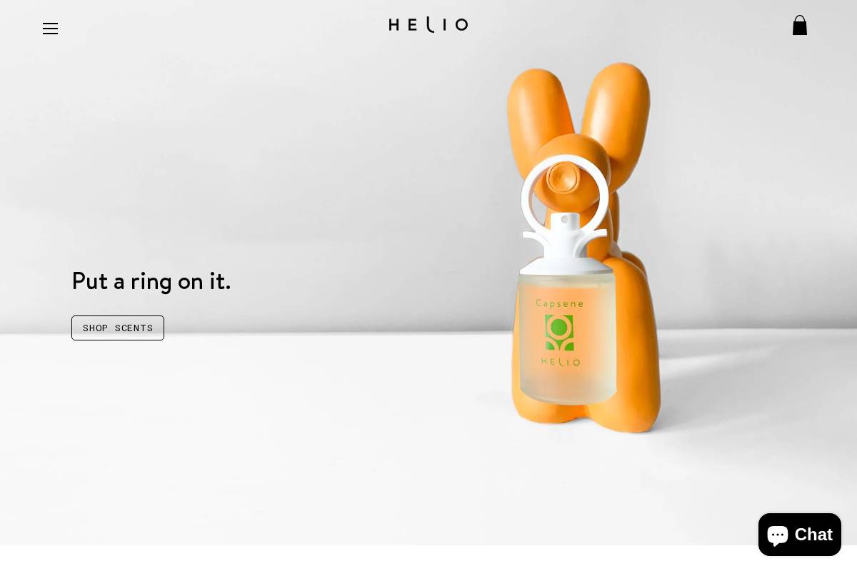 heliowc.com homepage screenshot