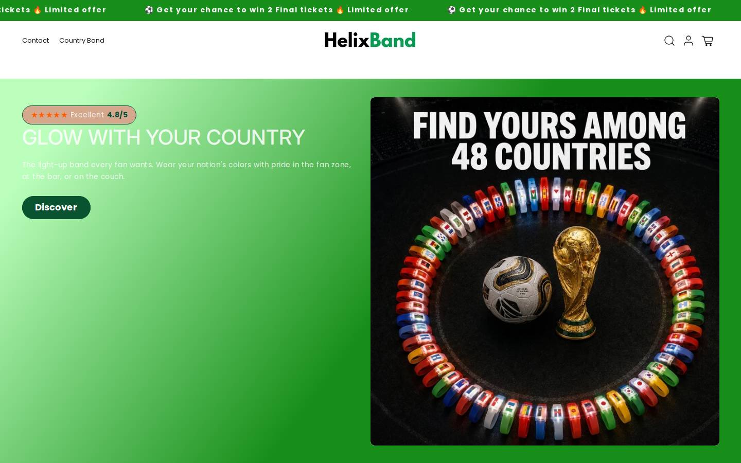 helix-store.com homepage screenshot